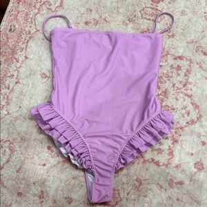 VIRAL RUFFLE ONE PIECE SWIMSUIT- BNWOT